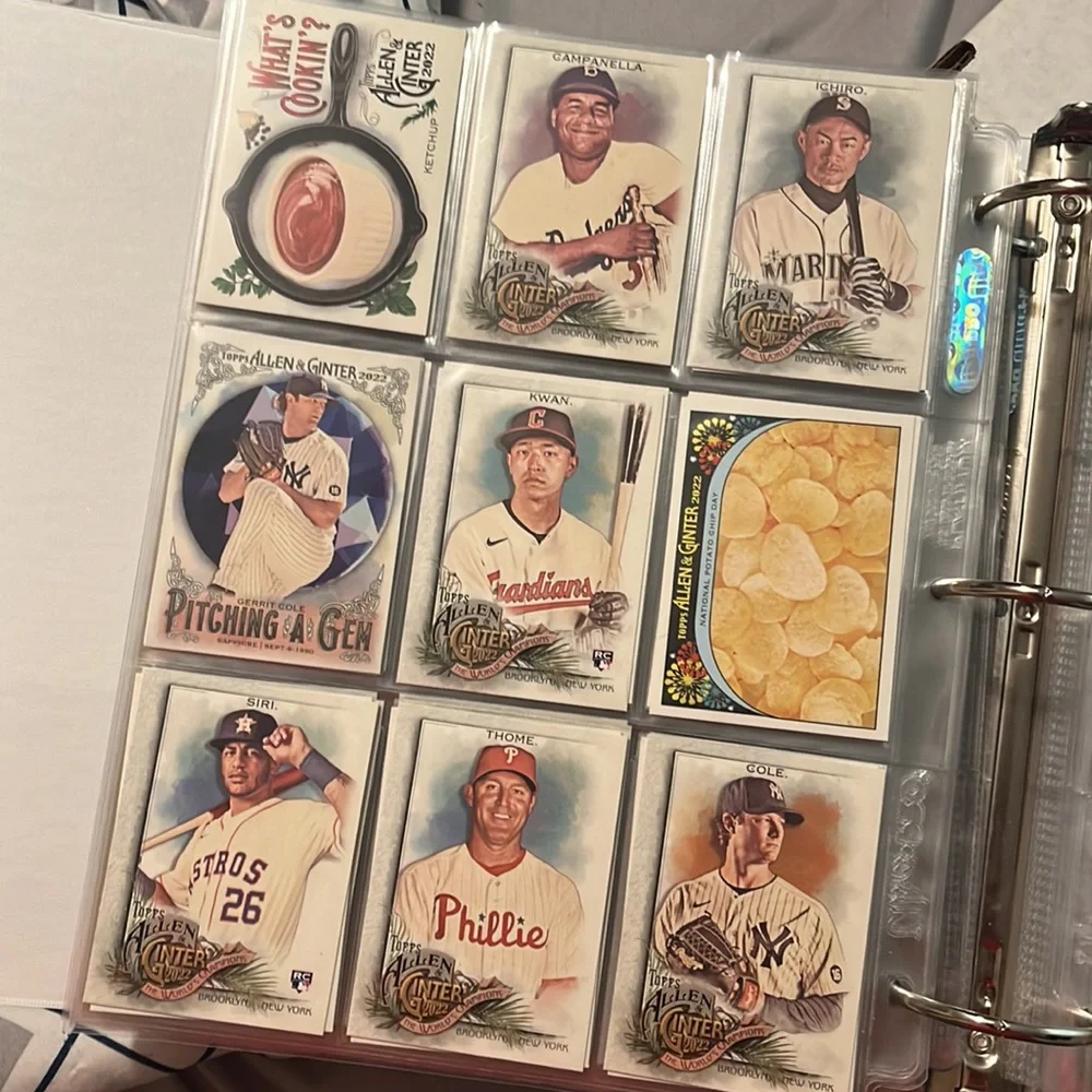 Binder with approx 40 card pages filled front in back at 18 cards per page - Picture 16 of 16